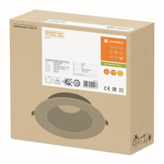 LEDV LED-Downlight 14W 1500lm 3000K 