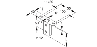 Niedax Schraubkopfplatte      KU 4530 E3 