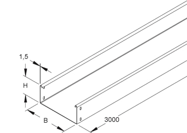 NIED Kabelrinne             RSU 85.300 F 