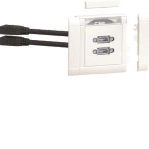 Hager Multimedia-Anschluss   GMSET059016 