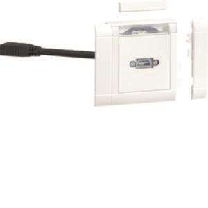 Hager Multimedia-Anschluss   GMSET019016 