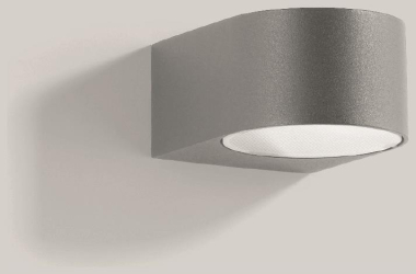 BEGA Wandleuchte silber 3000K   33223AK3 