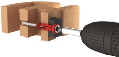 RED Schlag-Nagel-Schraubdübel 