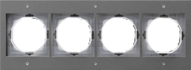 GIRA 021467 Abdeckrahmen 4fach TX_44 