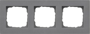 GIRA 0213235 Abdeckrahmen 3fach flach E2 