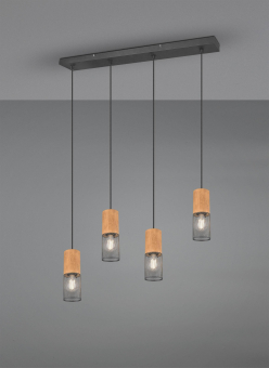 TRIO Pendelleuchte TOSH, 4xE27 304300432 