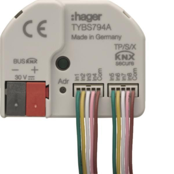 Hager Binäreingang 4-fach +LED  TYBS794A 