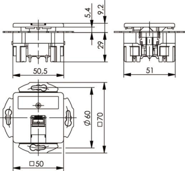 TG UMJ45 8 K UP/50 Cat.6     J00020A0509 