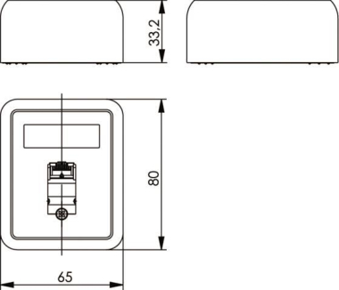 TEGA Anschlussdose UMJ45     J00023A0203 