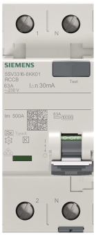 SIEM FI-Schutzschalter Typ 5SV3316-6KK01 