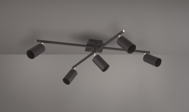 Trio Deckenleuchte MARLEY, 5x  612400532 