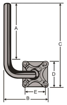 KATH Wandausleger kurz 17,5cm     ZAS 60 