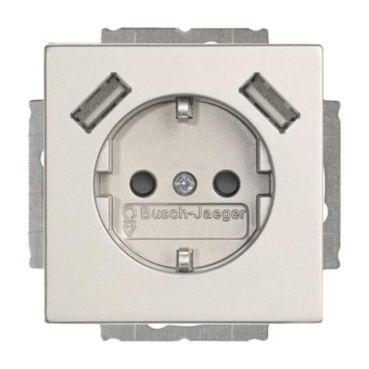 BJ Schuko/USB Steckdose  20 EUCB2USB-83 