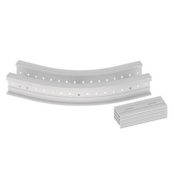  Flachbogen 45  halogenfrei grau 135x200 