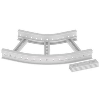 Flachbogen 45  halogenfrei grau 85x400 R 