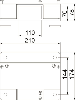 OBO BSKM-TA 0711 T-Abzweig f.Wand- 