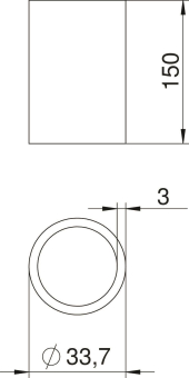 OBO DHI 150 Distanzhülse f.isolierte 