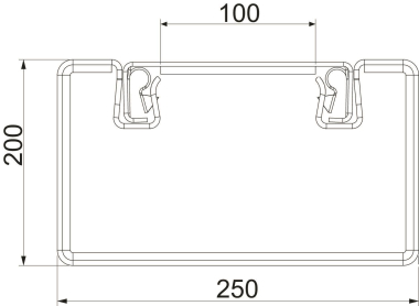 OBO BSKM 1025 Brandschutzkanal I30 bis 