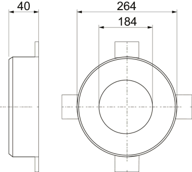 OBO TCX-180 Rohrmanschette f.brennbare 