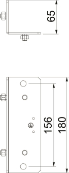 OBO BSKM-GA 0407 Gegenplatte Außeneck f. 