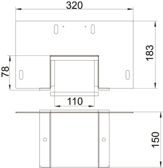 OBO BSKM-WA 0711 Wandanschluss 0711 