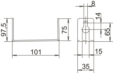 OBO BSK-W1026 Trennwinkel 