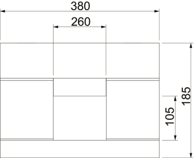 OBO BSK 121026 Brandschutzkanal I120/E90 