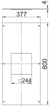 OBO OKA DG9 400 Geräteeinsatzdeckel 