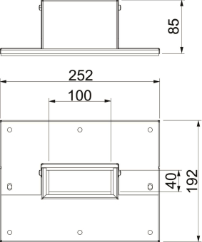 OBO PLM WC 0410 FS Wandanschlusskragen 