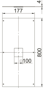 OBO OKA DAT 200 Montagedeckel f.Telitank 
