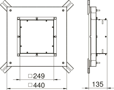 OBO IBD 35038 9 Im-Beton-Dose f.GES9 
