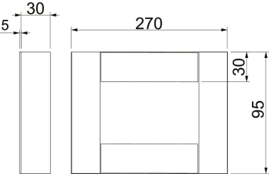 OBO BSK-E090521 Endstück f.BSK I90/E30 