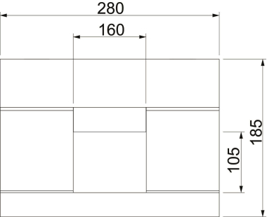 OBO BSK 121016 Brandschutzkanal I120/E90 
