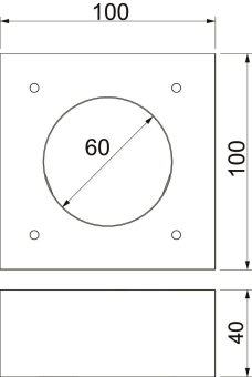 OBO KAD-10040 Aufdoppelungsstück 