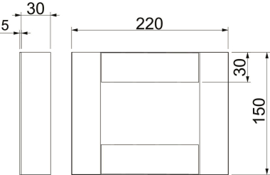 OBO BSK-E091016 Endstück f.BSK I90/E30 