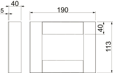 OBO BSKD09-E0511 Endstück f.BSKD09-K0511 
