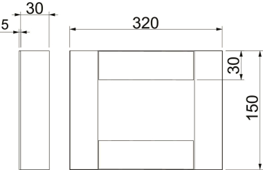 OBO BSK-E091026 Endstück f.BSK I90/E30 