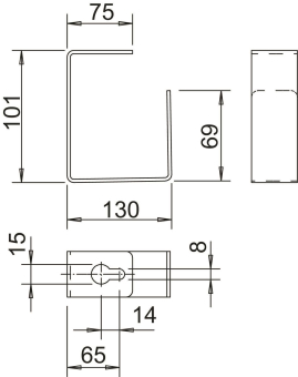 OBO BSK-B1026 Trennbügel 