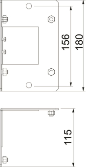 OBO BSKM-GI 0407 RW Gegenplatte Inneneck 