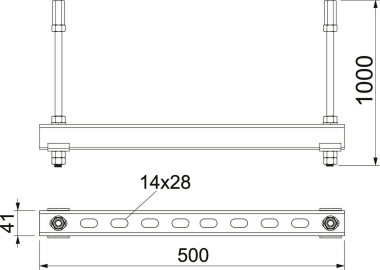 OBO SKP 05 VZ Stützkonstruktion Pendel 