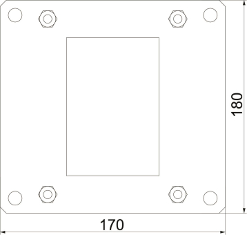 OBO BSKM-GT 0407 RW Gegenplatte 