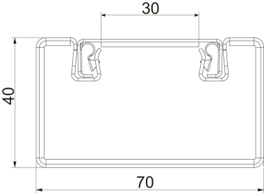 OBO BSKM 0407 Brandschutzkanal I30 bis 