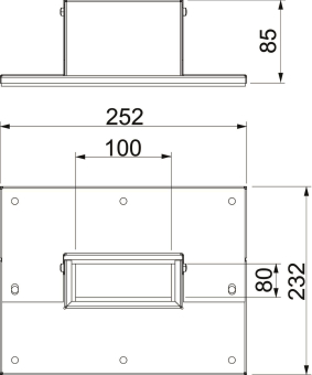 OBO PLM WC 0810 RW Wandanschlusskragen 