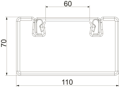 OBO BSKM 0711 Brandschutzkanal I30 bis 