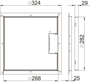 OBO RKS 2V2 25 Rahmenkassette 