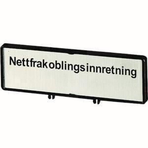 EATON ZFSNT70-T0 Träger m.Schild  186943 