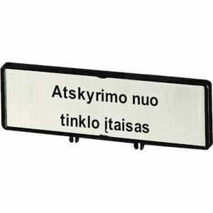 EATON ZFSNT84-T0 Träger m.Schild  186913 