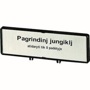 EATON ZFS84-P3 Träger m.Schild in 186922 