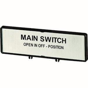 EATON ZFS62-P3 Träger m.Schild EN 205551 