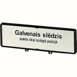 EATON ZFS83-T0 Träger m.Schild in 186919 